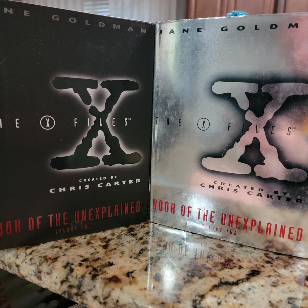 The X-Files Book of the Unexplained Set 1st Edition Hardcovers